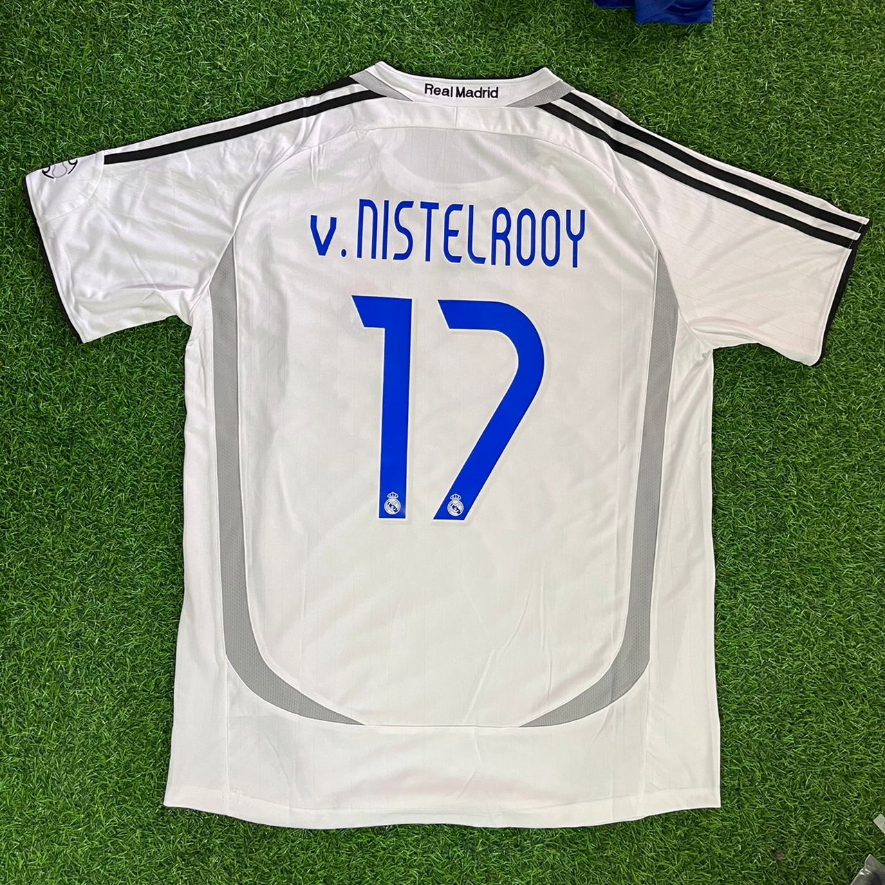 Ruud van Nistelrooy 17 – Real Madrid 2006–2007 Home Kit Jersey – | Trikot | Maillot
