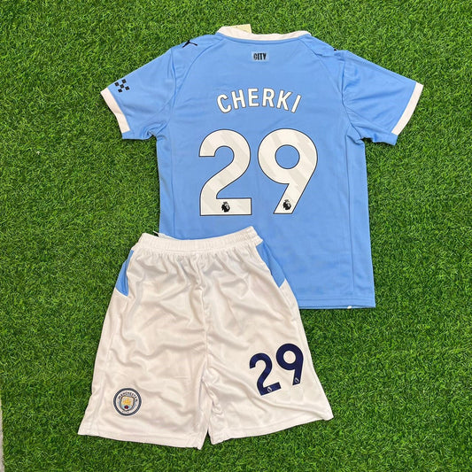 Ryan Cherki Manchester City Football Jersey Kit