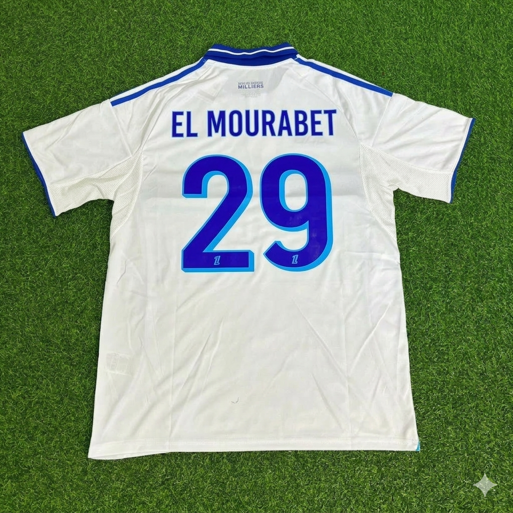 Samir El Mourabet 29- Strasbourg 2026 Football Jersey