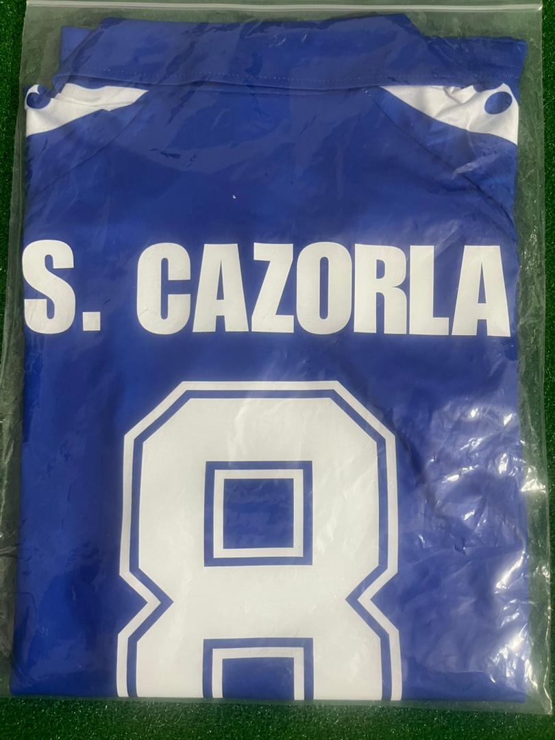 8 Santi Cazorla – Real Oviedo Retro Kit Jersey – | Trikot | Maillot | Camiseta Soccer Kit