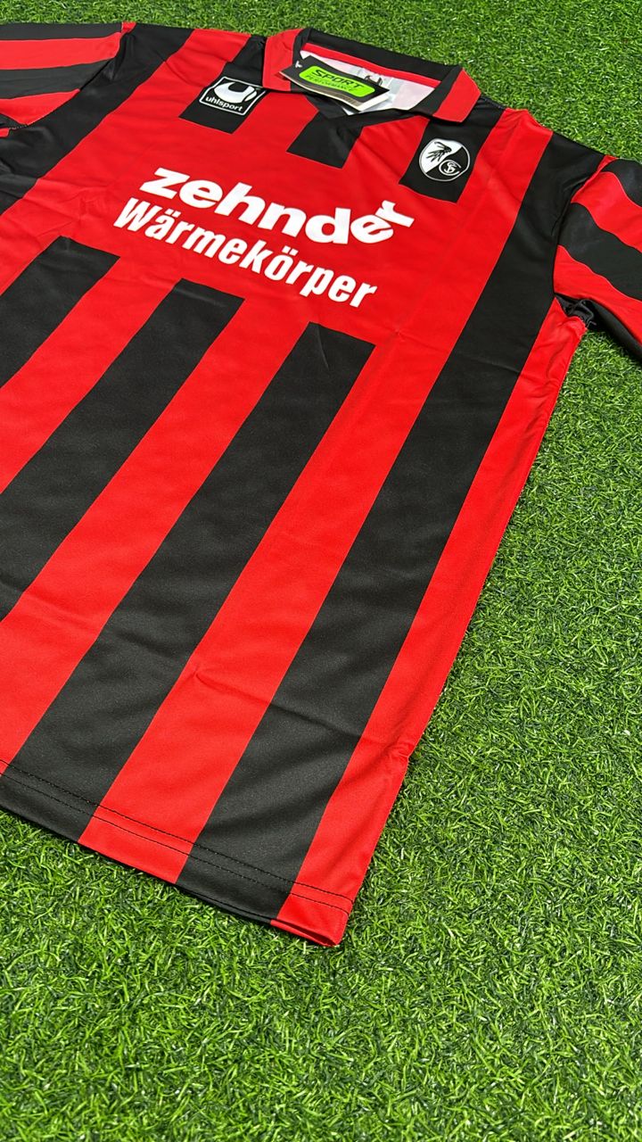 Andreas Zeyer SC Freiburg 1994-1995 Retro Football Jersey Kit