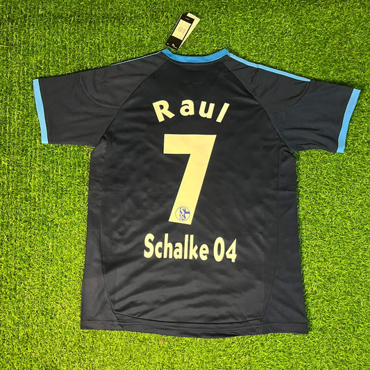 Schalke 04 Raul Gonzalez 2010 - 12 Season Retro Football Jersey Kit