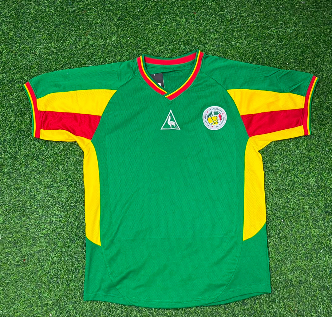 Khalilou Fadiga Senegal 2002 World Cup Retro Football Jersey