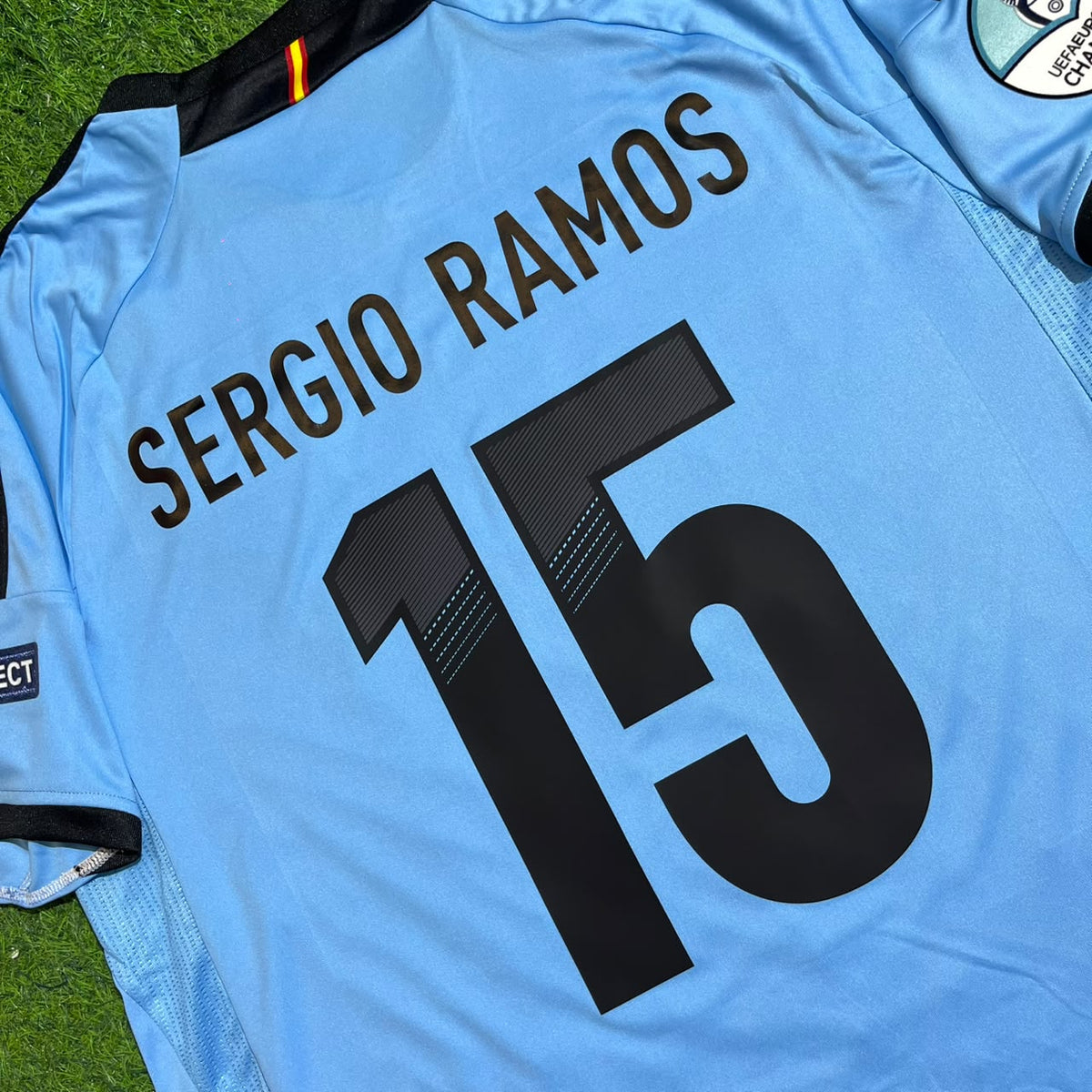Sergio Ramos Spain EURO 2012 Final Retro Football Jersey