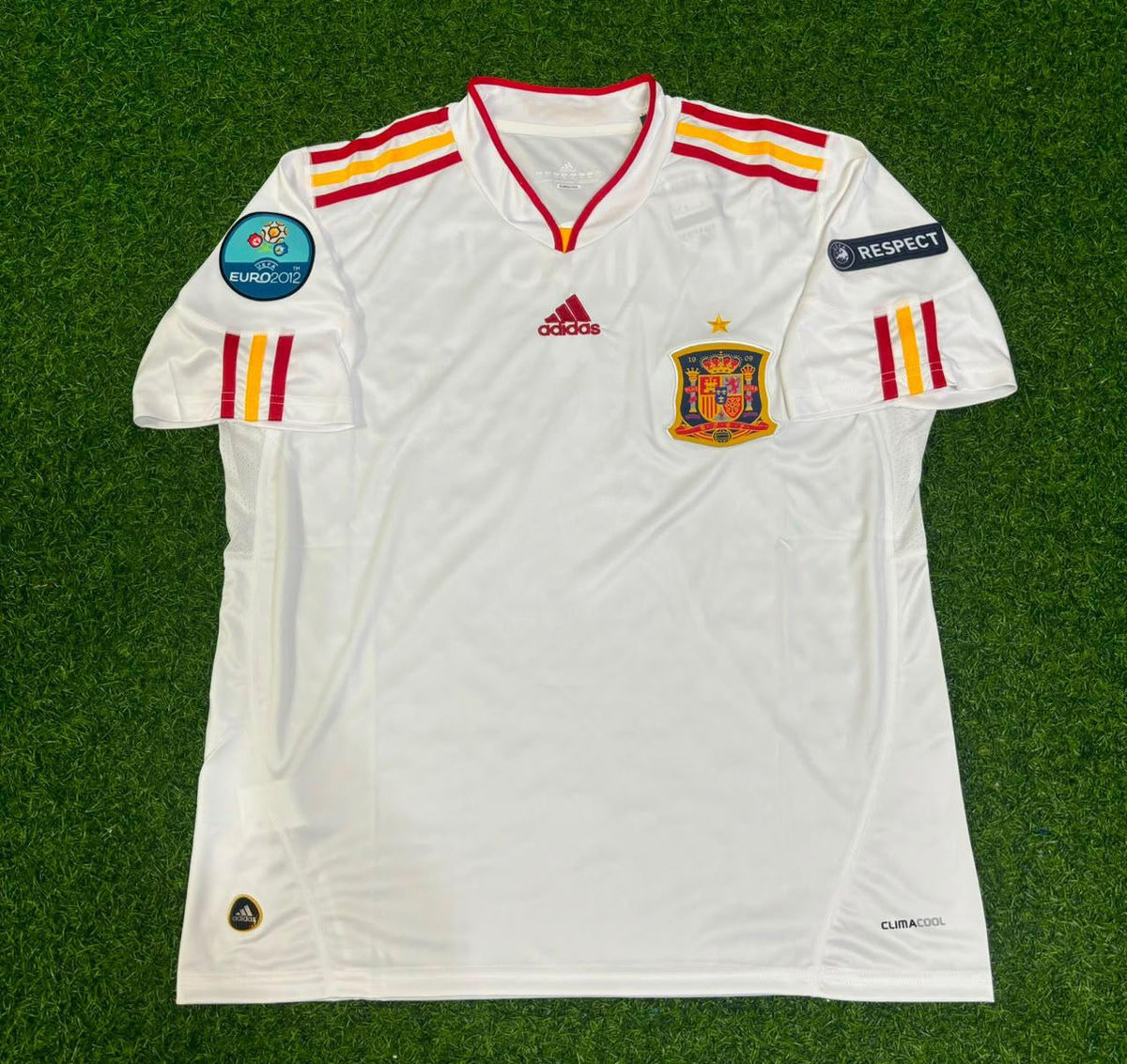 Jordi Alba Spain EURO 2012 Final Retro Football Jersey