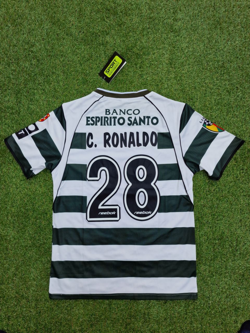 Sporting CP Lisbon Cristiano Ronaldo Number 28 Vintage Football Jersey Kit
