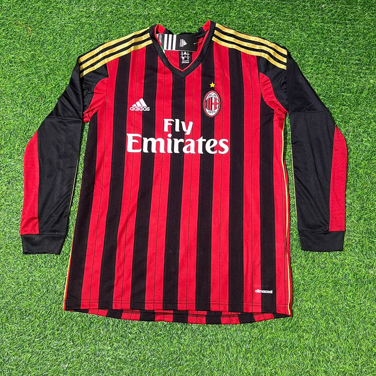 Stephan El Shaarawy AC Milan 2013/14 Long Sleeve Home Retro Football Jersey Collection