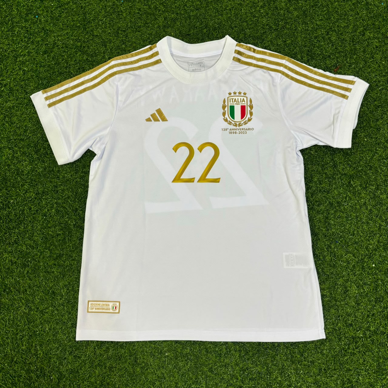 Stephen El Shaarawy - Italy White Anniversary Football Jersey Kit