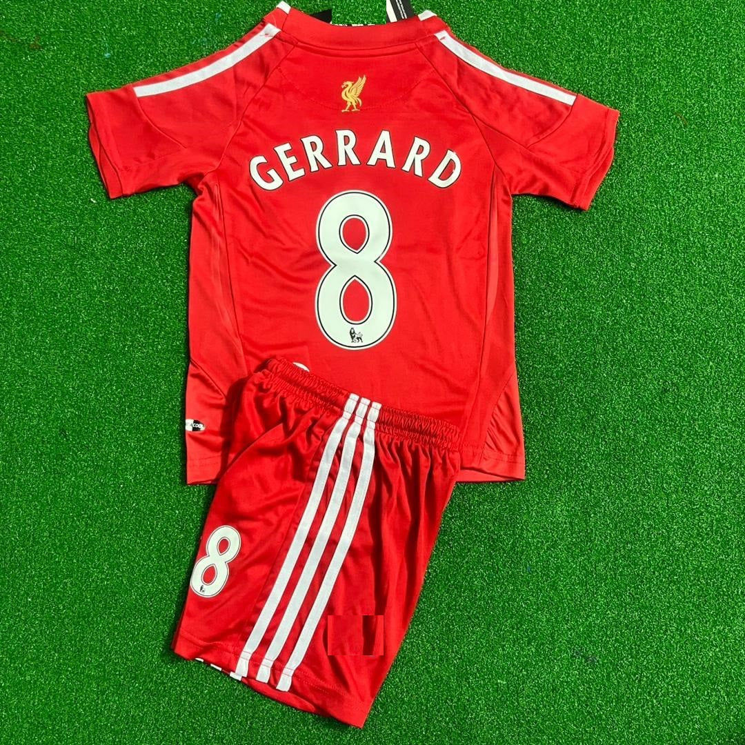 Steven Gerrard Liverpool 2008 2010 Kids Soccer Kids Football Jersey Kit