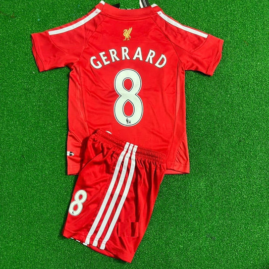 Steven Gerrard Liverpool 2008 2010 Kids Soccer Kids Football Jersey Kit