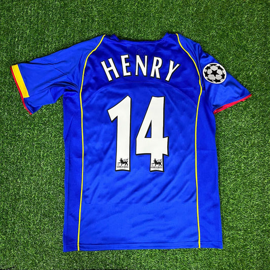 Thierry Henry Arsenal 2004 - 05 Retro Football Jersey Kit
