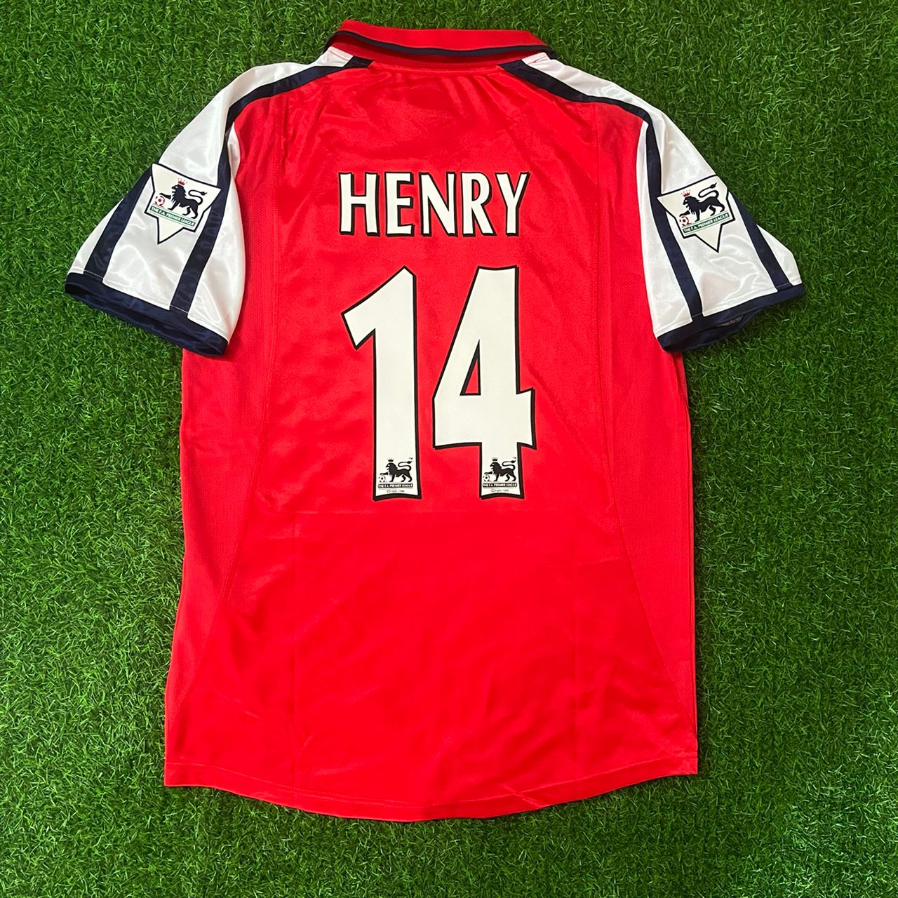 Thierry Henry Arsenal 1999-2002 Red White Retro Jersey Trikot Maglia Camiseta