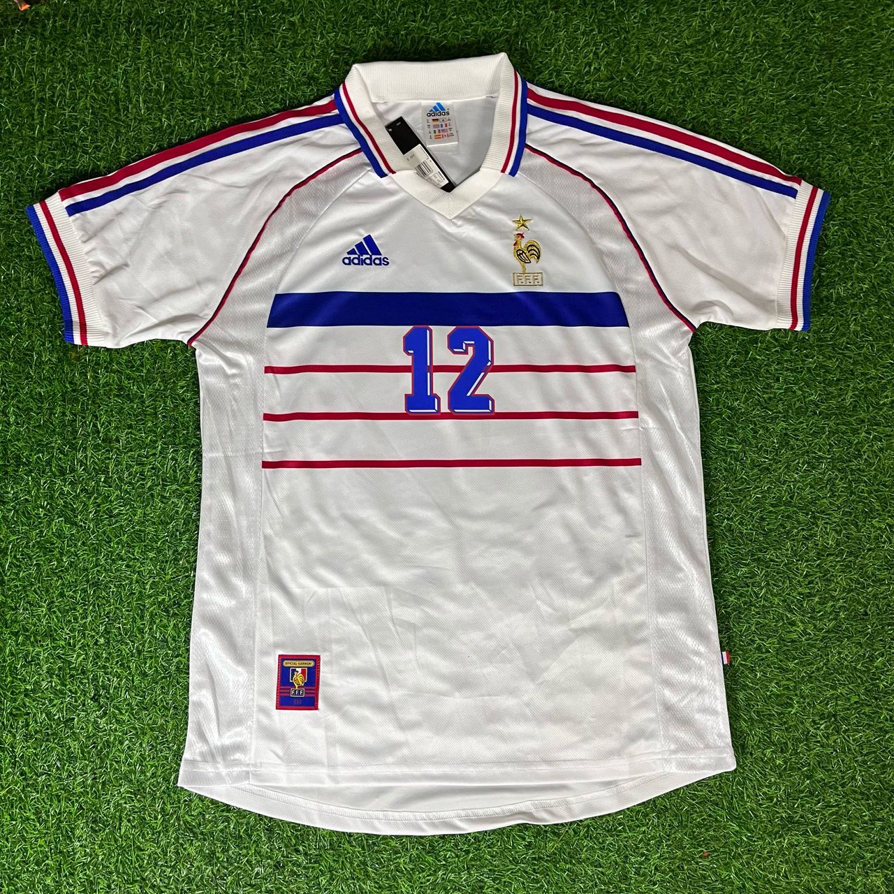 Thierry Henry – France 1998 World Cup White Retro Jersey – | Trikot | Maillot Retro
