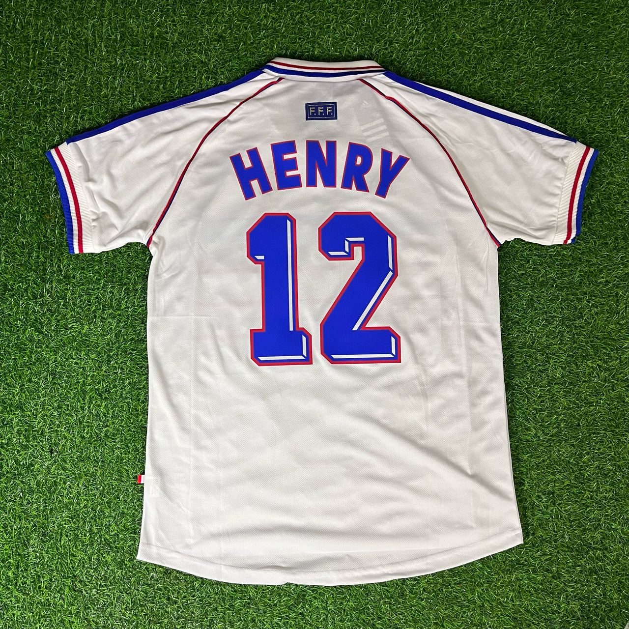 Thierry Henry – France 1998 World Cup White Retro Jersey – | Trikot | Maillot Retro