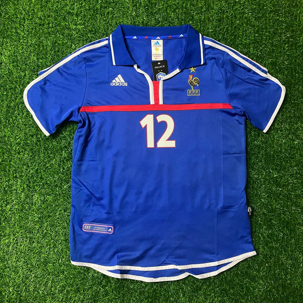 Thierry Henry France 2000 2002 Retro Football Jersey Kit