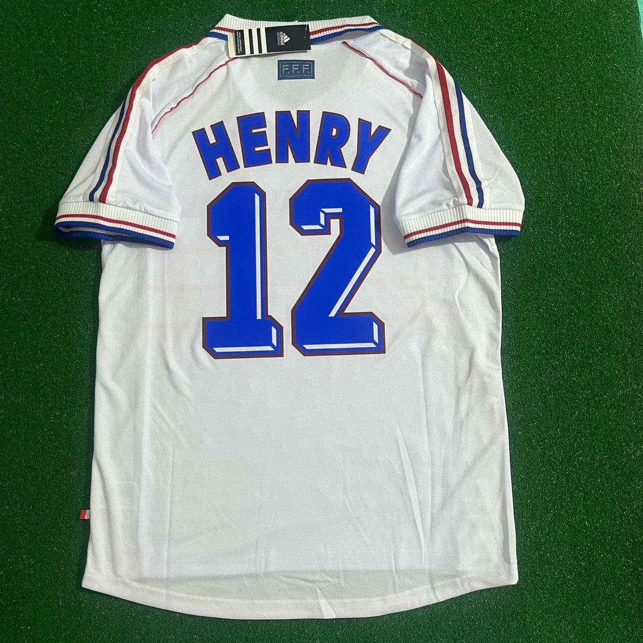 Thierry Henry - France 1998 World Cup Retro Football Jersey Kit