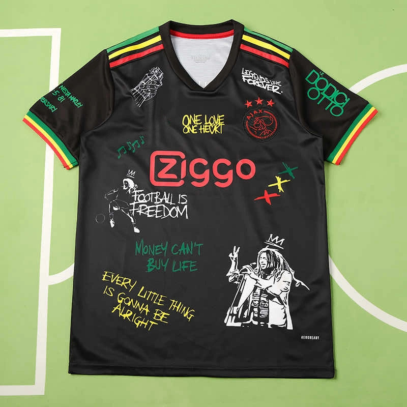 Bob Marley Three Little Birds Commemorative Special Edition Jersey Maillot Trikot Maglia