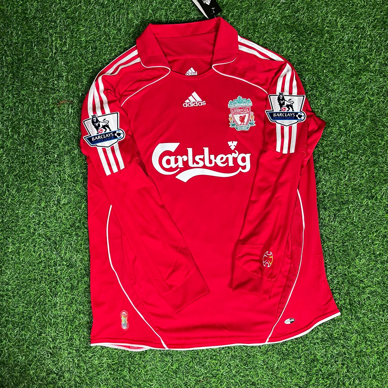 Peter Crouch Liverpool 2007-2008 Red Retro Kit Jersey Trikot Maillot