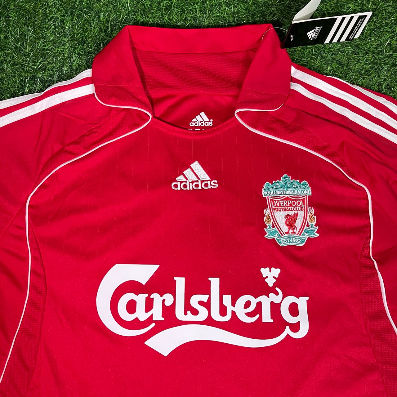 Peter Crouch Liverpool 2007-2008 Red Retro Kit Jersey Trikot Maillot