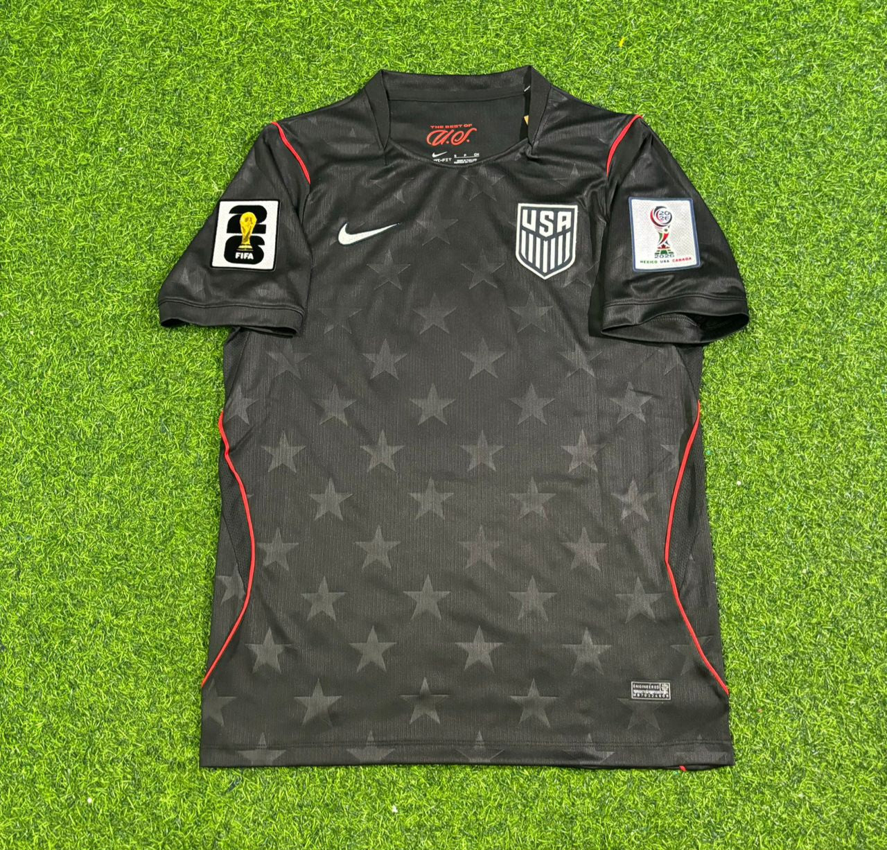 USA USMNT World Cup 2026 Ricardo Pepi Black Football Jersey