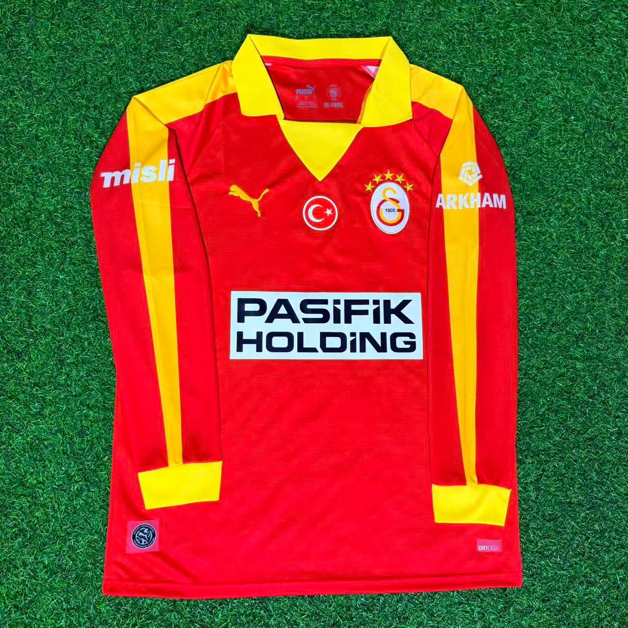 Sacha Boey Galatasaray Legendary Retro Vintage Long Sleeve Football Jersey Kit