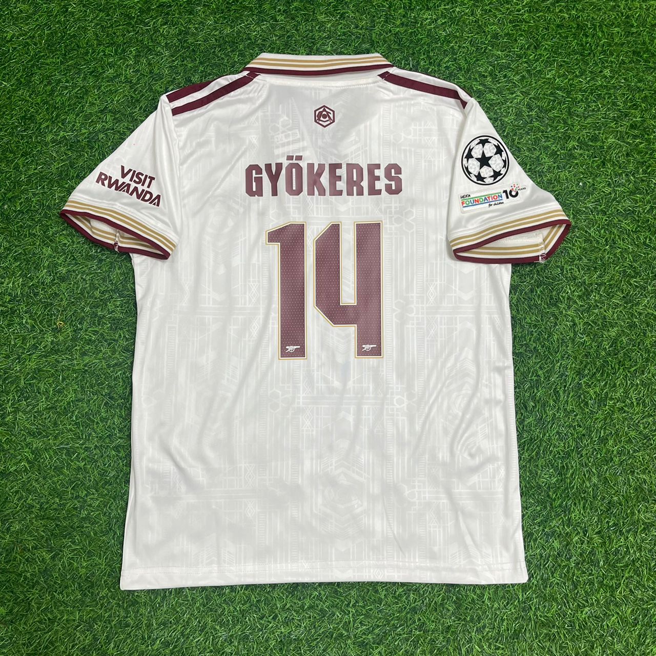 Viktor Gyökeres Arsenal 2026 Away Football Jersey