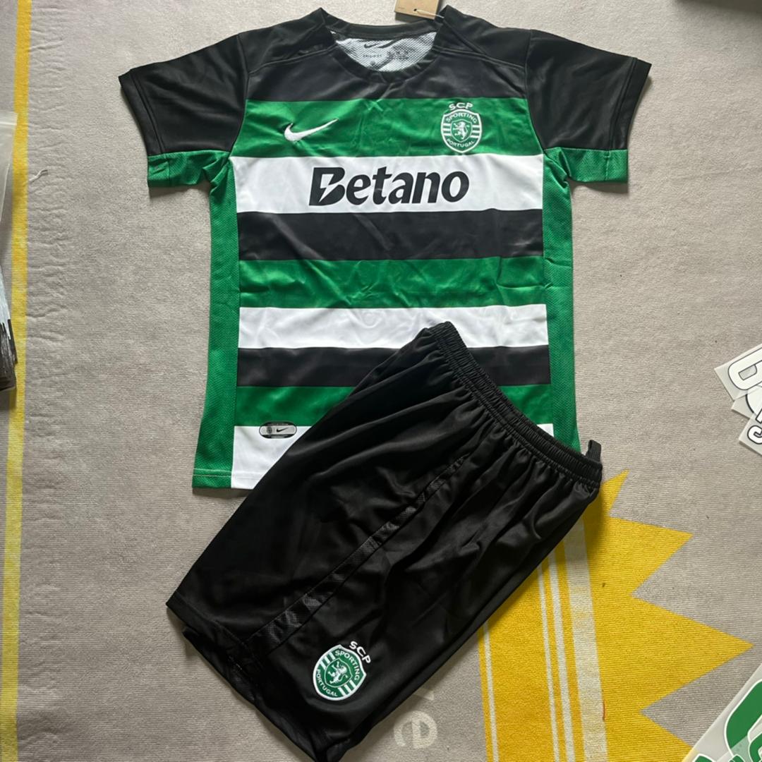 Viktor Gyökeres Kids Size Sporting CP Lisbon Kids Football Jersey Kit