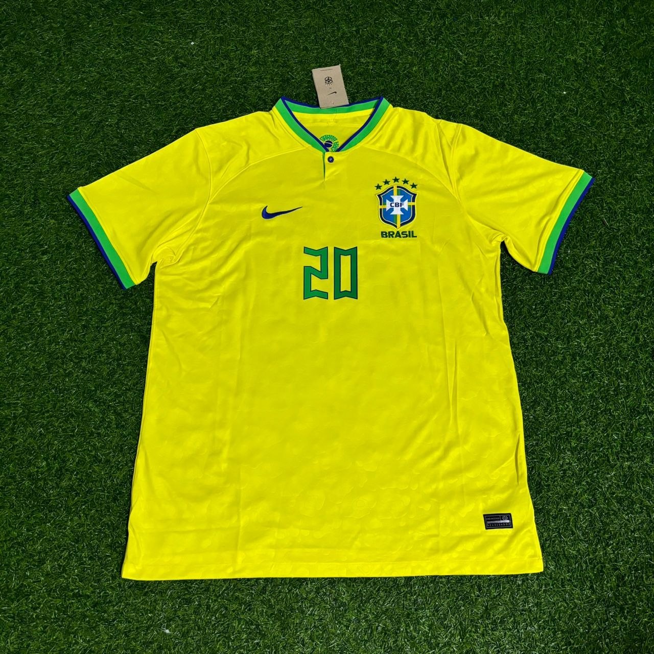 Brazil World Cup 2022 Vinícius Júnior 7 Football Jersey Kit