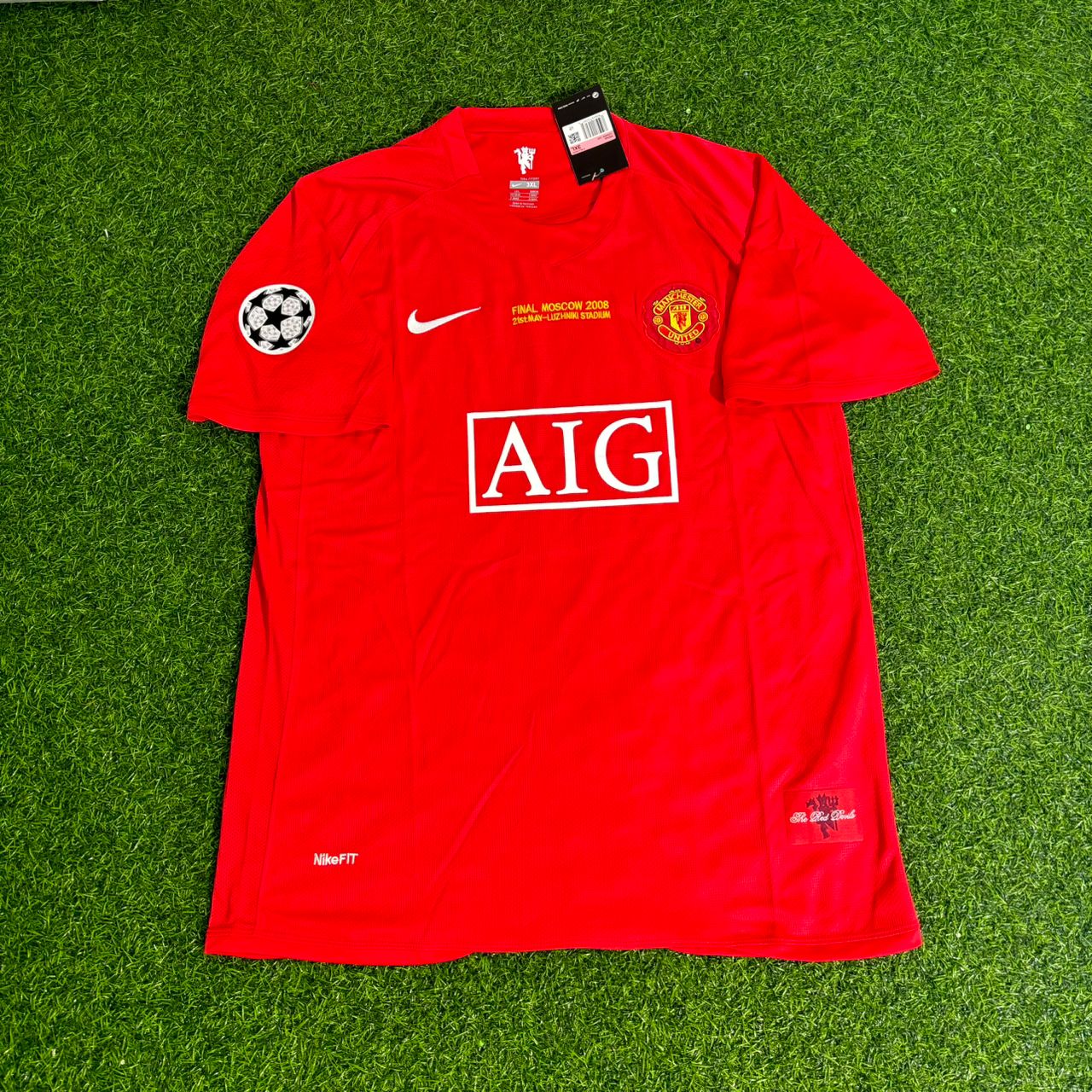 Wayne Rooney Manchester United 2008 Champions League Final Retro Football Jersey Collection
