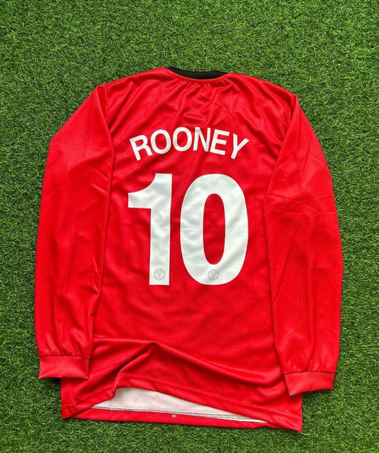 Wayne Rooney Manchester Unıted Retro Football Jersey Kit