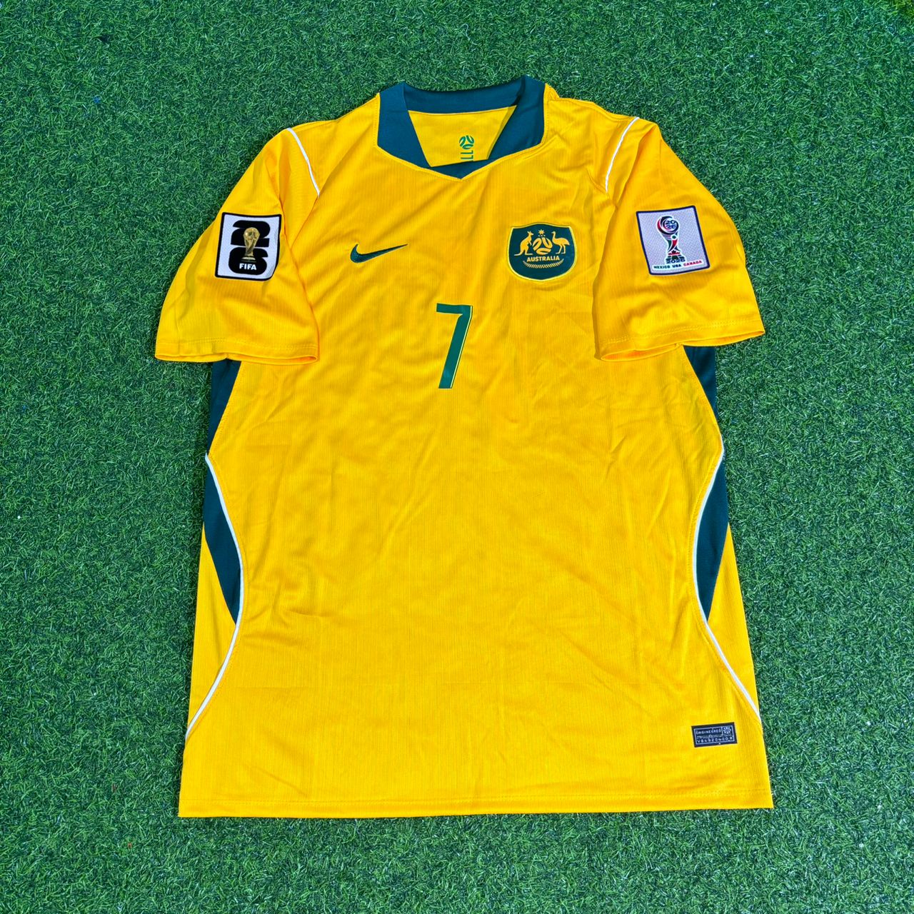 Australia National Team World Cup 2026 Nestory Irankunda Football Soccer Kit Jersey