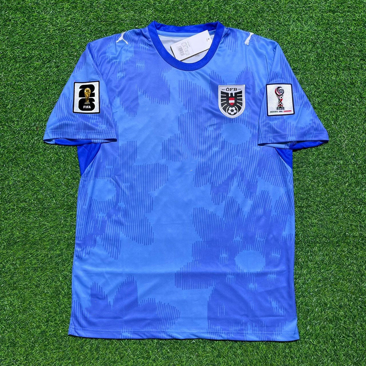 Österreichische Fußballnationalmannschaft Weltmeisterschaft 2026 Romano Schmid Fußballtrikot