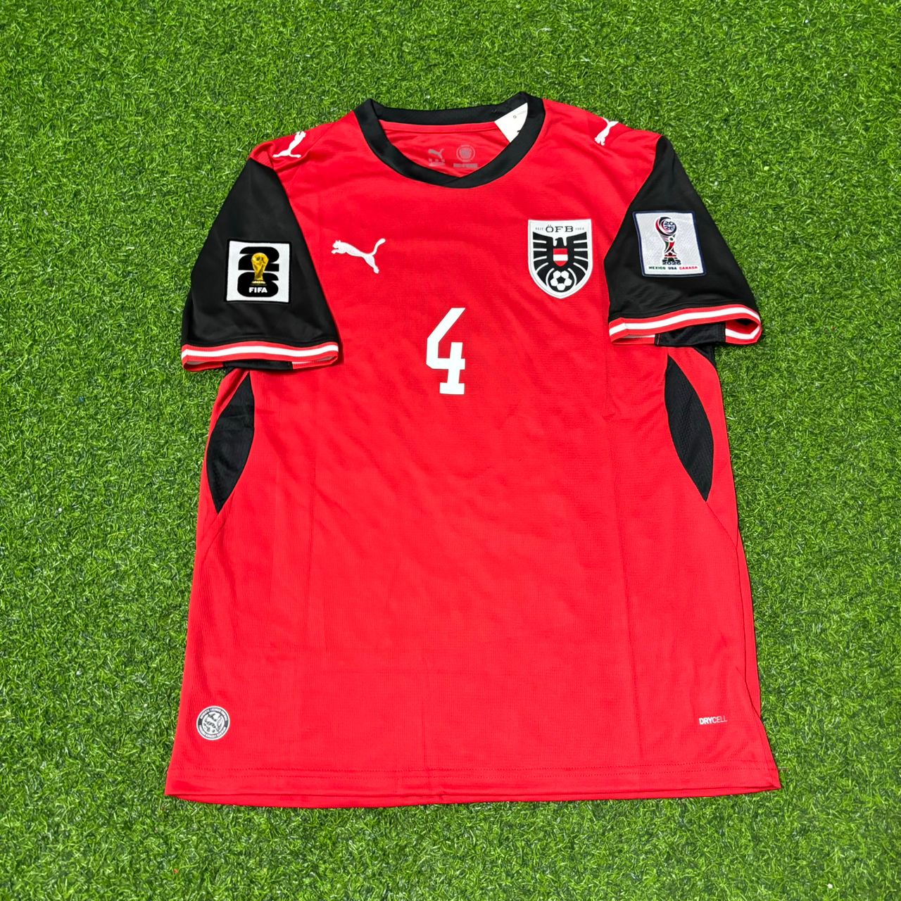 Austria National Team World Cup 2026 Xaver Schlager Football Soccer Kit Jersey