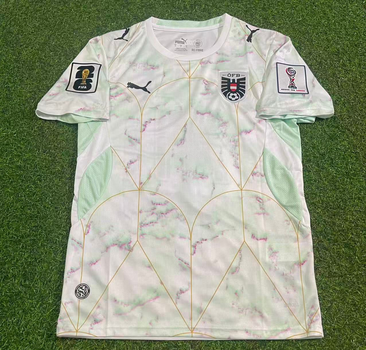 Austria National Team World Cup 2026 Michael Gregoritsch White Football Soccer Kit Jersey