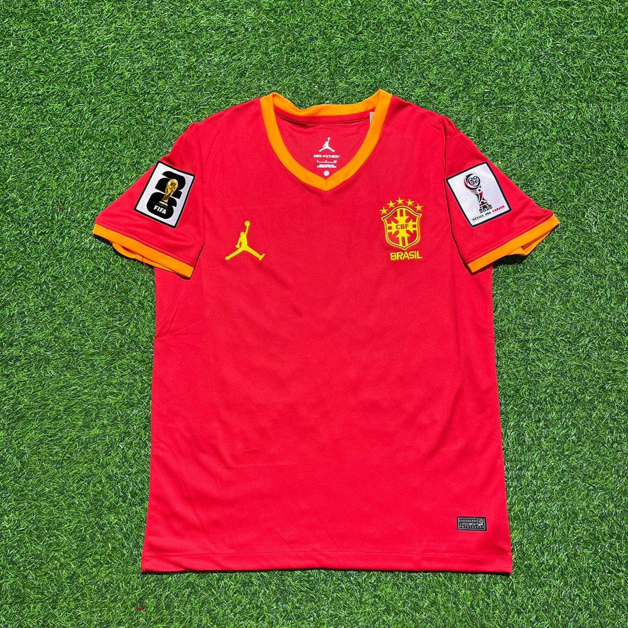 Brazil National Team World Cup 2026 Red Football Soccer Kit Jersey