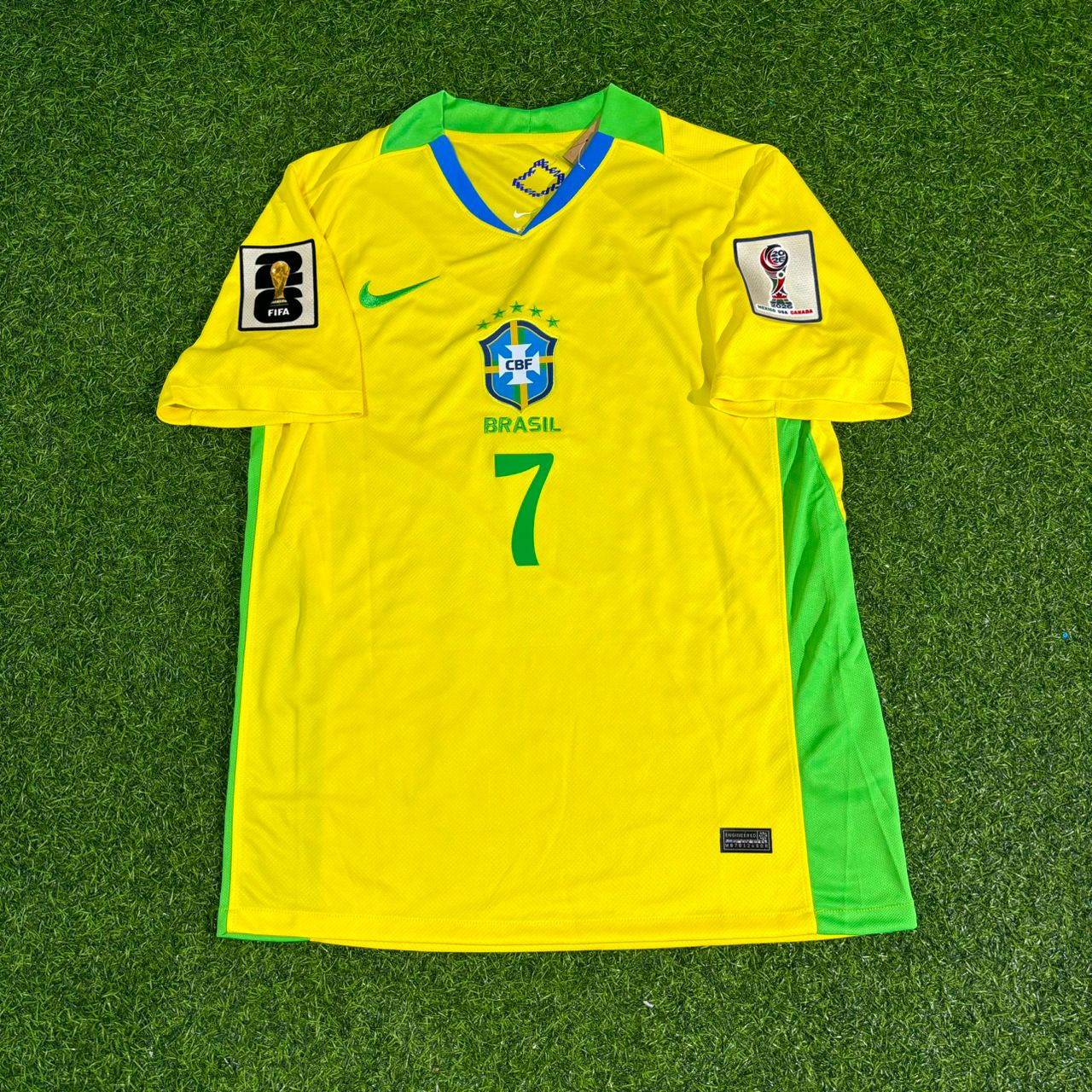 Brasilien Nationalmannschaft WM 2026 Vinicius Junior Vini JR Fußball-Trikot