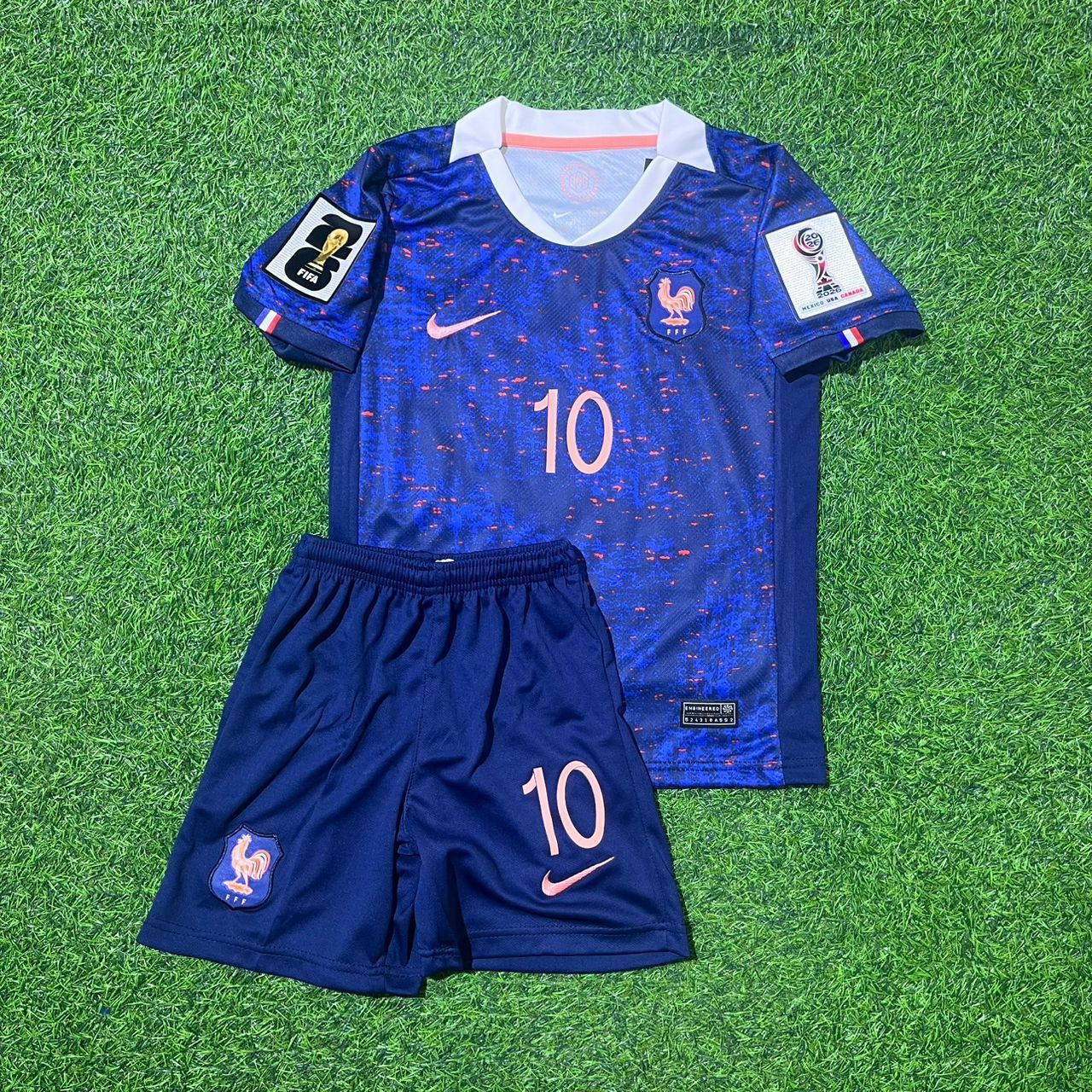 France National Team World Cup 2026 Kylian Mbappé Football Soccer Kit Jersey