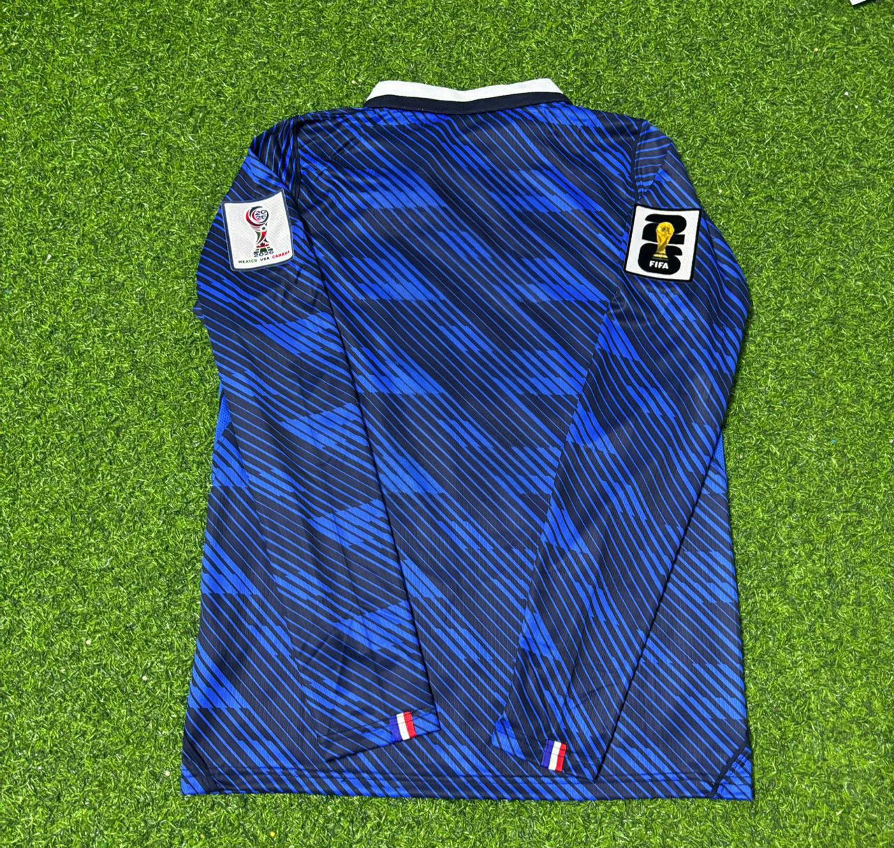 France National Team World Cup 2026 Long Sleeve Home Football Soccer Kit Jersey