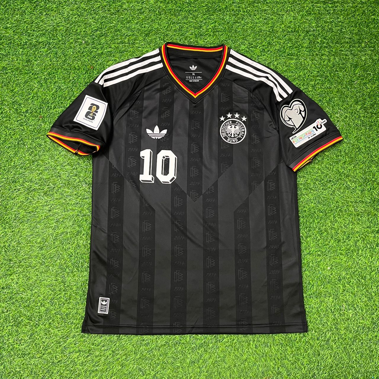 Germany National Team World Cup 2026 Jamal Musiala # Black Football Soccer Kit Jersey
