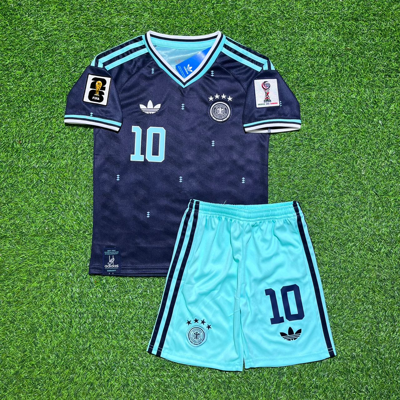 Germany National Team World Cup 2026 Jamal Musiala Children Football Soccer Kit Jersey