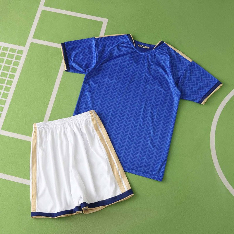 Italy National Team World Cup 2026 Children Football Soccer Kit Jersey