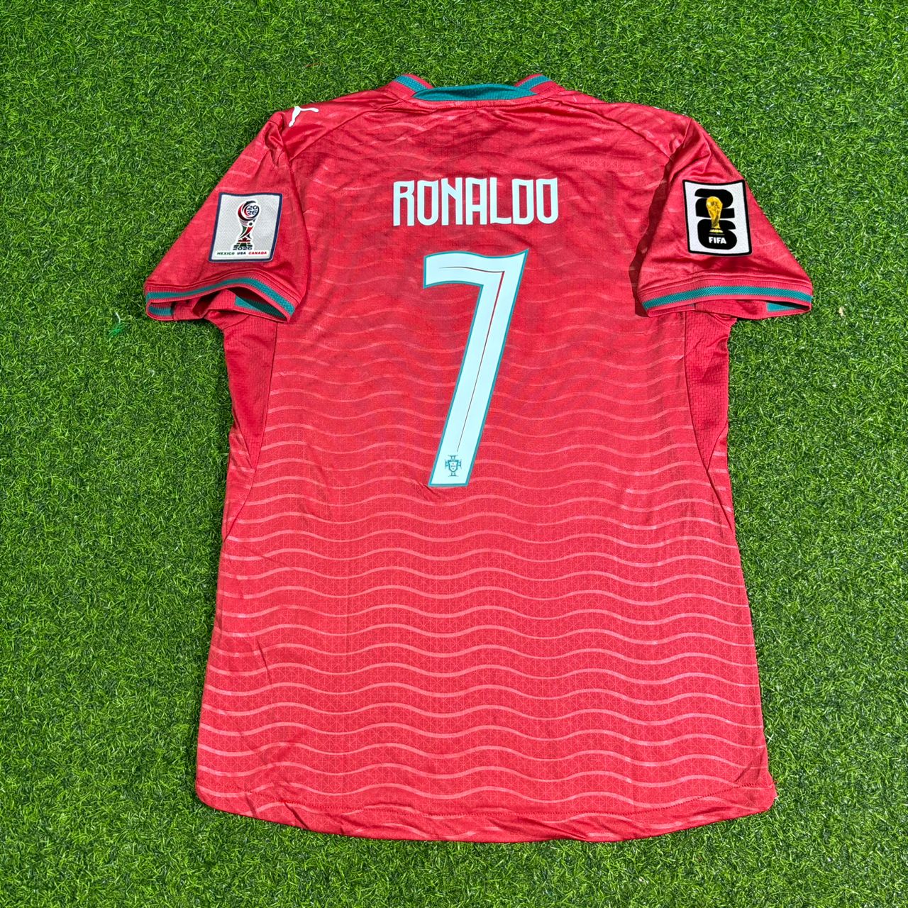 Portugal National Team World Cup 2026 Cristiano Ronaldo Home Red Football Soccer Kit Jersey