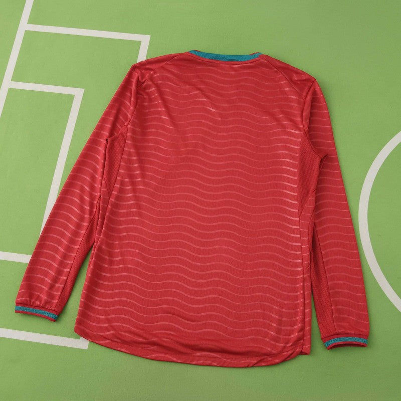 Portugal National Team World Cup 2026 Long Sleeve Home Football Soccer Kit Jersey