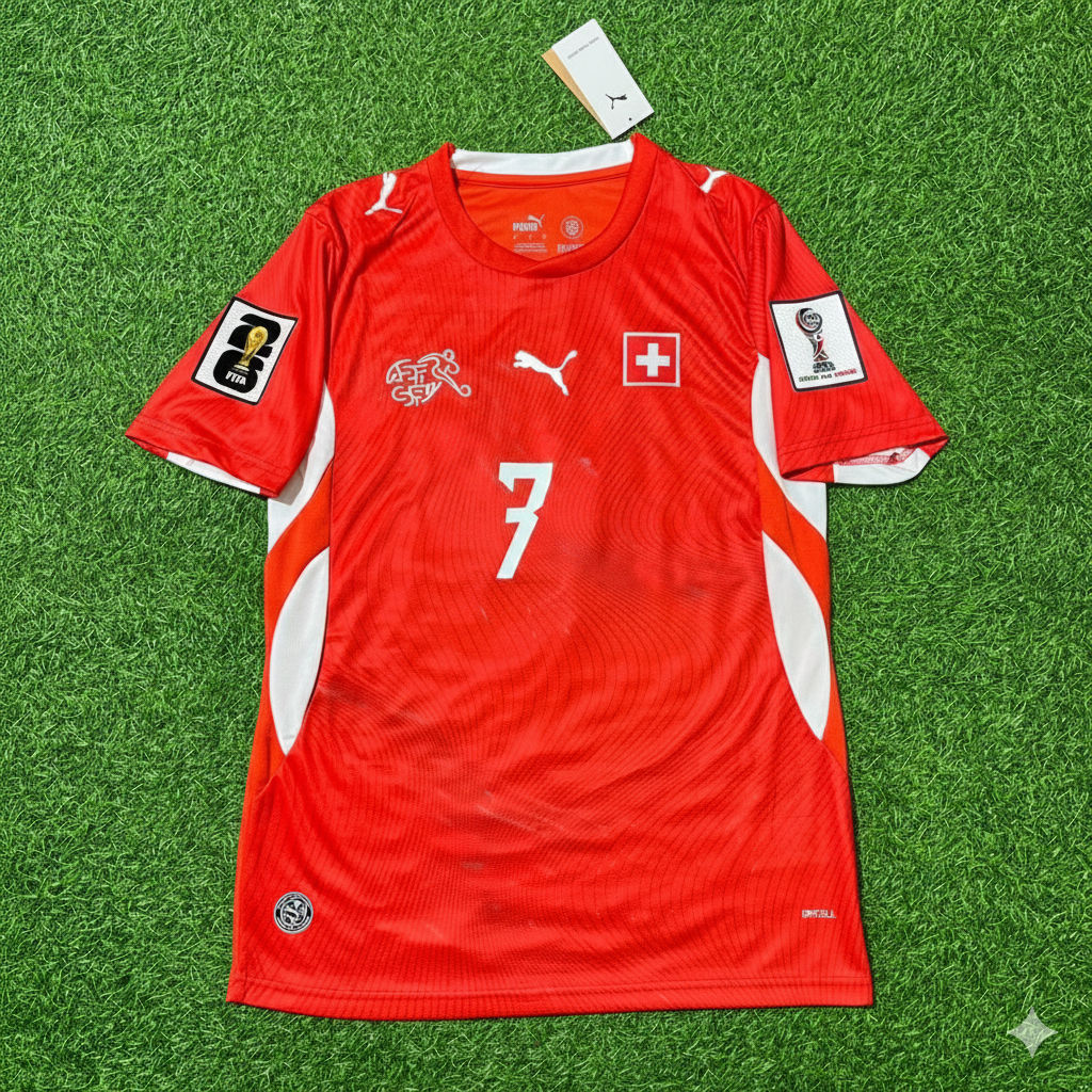 Switzerland National Team World Cup 2026 Breel Embolo Football Soccer Kit Jersey