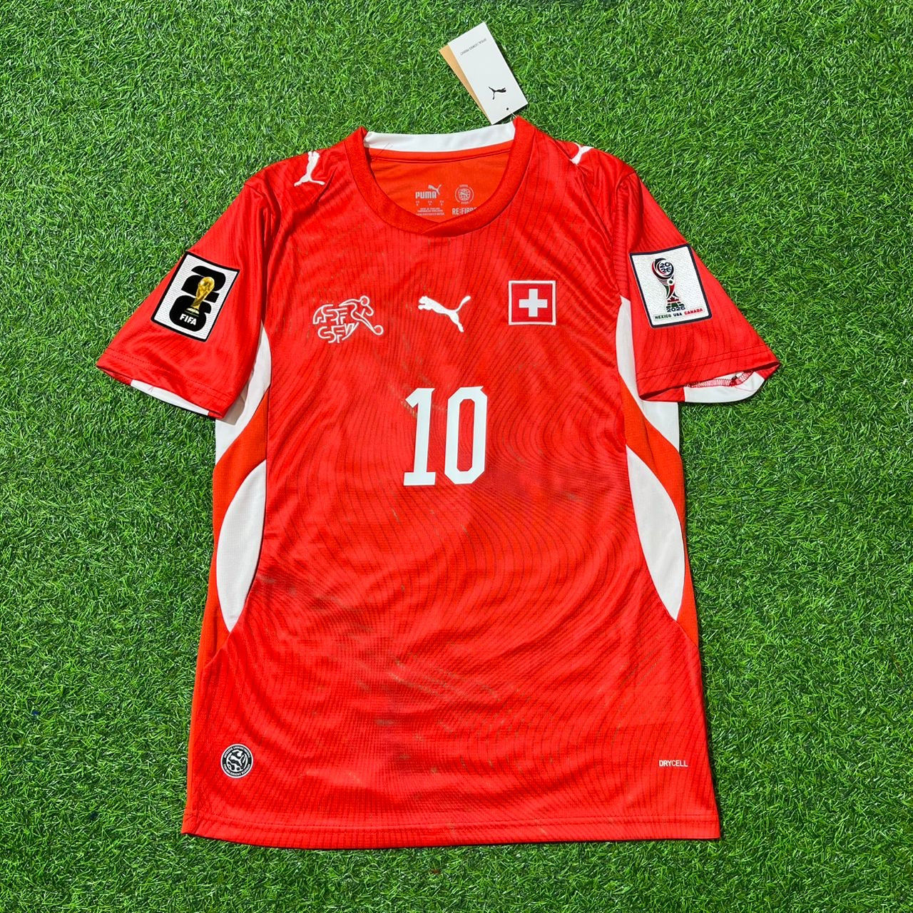 Switzerland National Team World Cup 2026 Granit Xhaka Football Soccer Kit Jersey