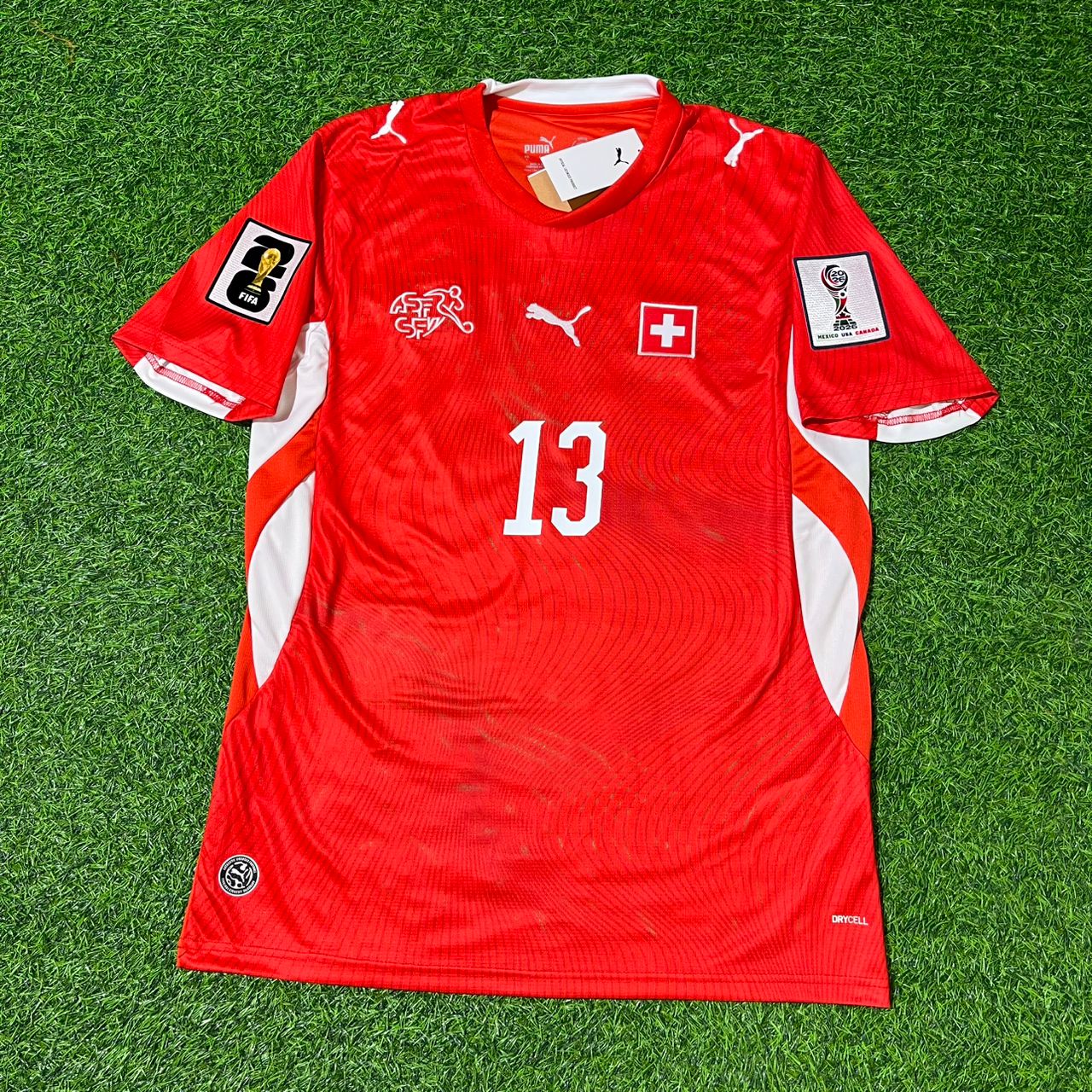 Switzerland National Team World Cup 2026 Ricardo Rodriguez Football Soccer Kit Jersey