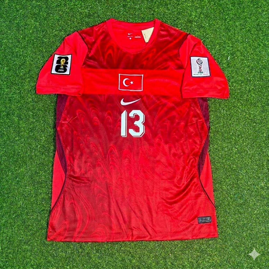 Turkey National Team World Cup 2026 Deniz Gül Home Red Football Soccer Kit Jersey