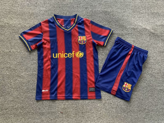 Barcelona Kids Football Jersey Kit