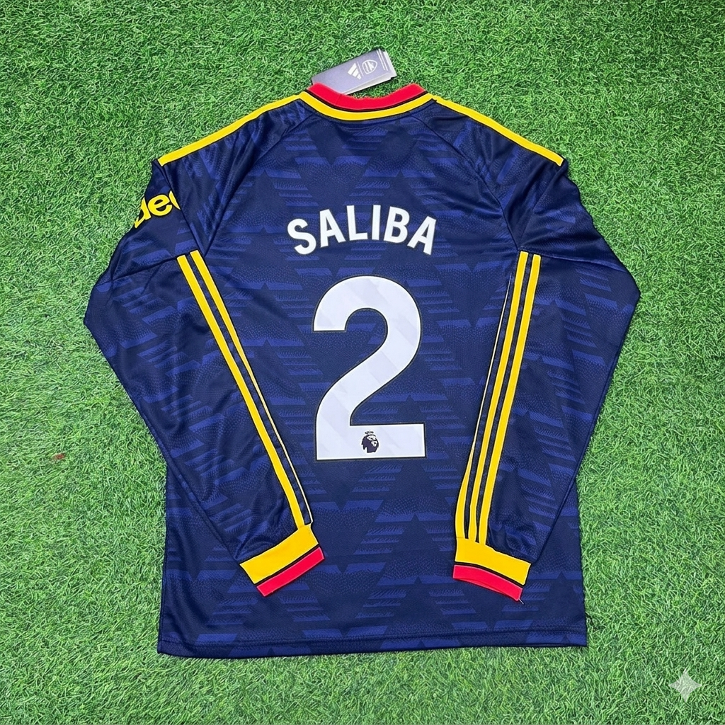 William Saliba #2 Arsenal Special Edition Long Sleeve Football Jersey Kit