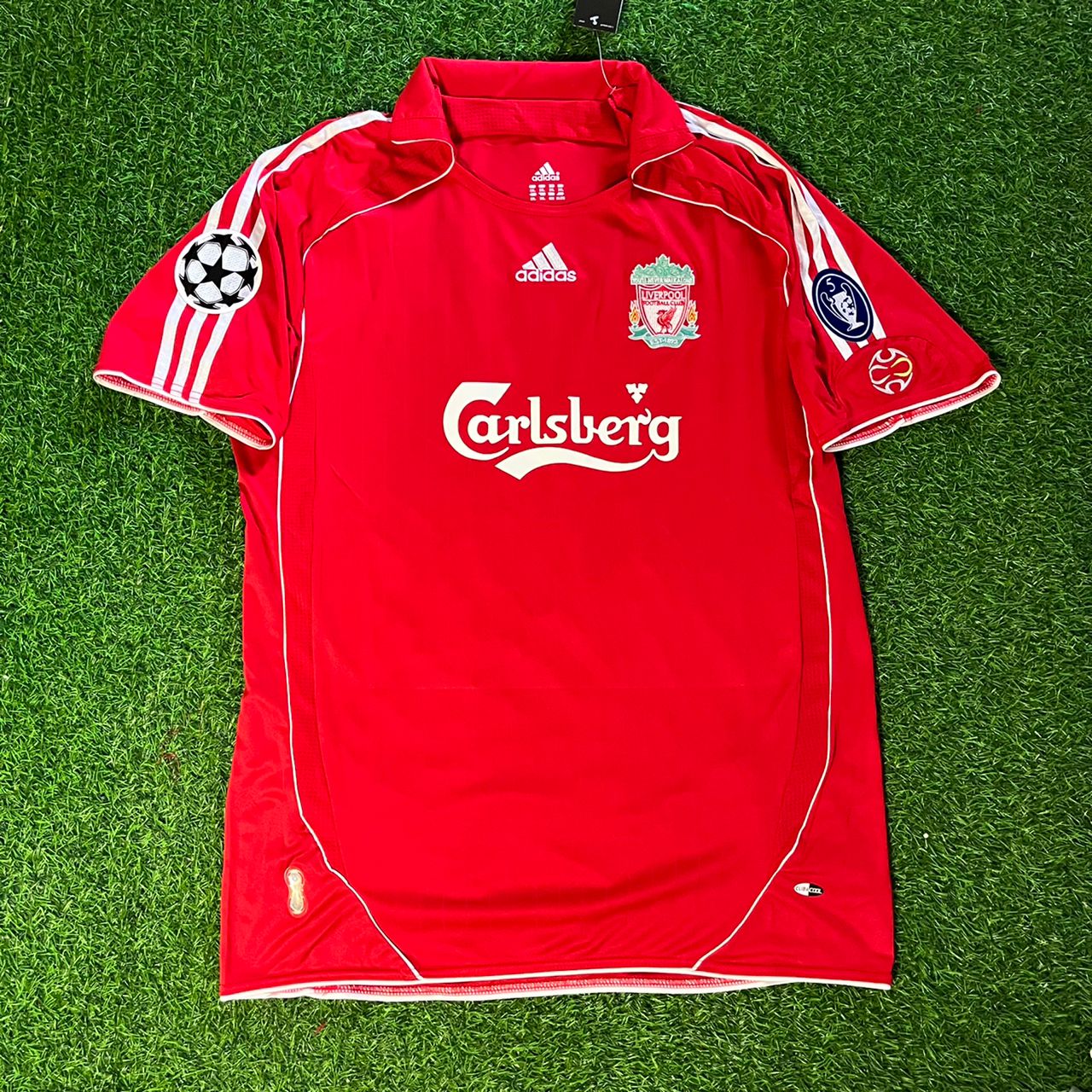 Xabi Alonso Liverpool 2007 2008 Season Retro Football Jersey Kit